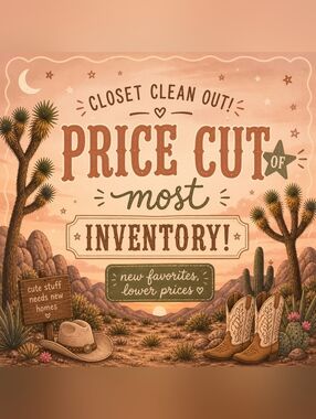 PRICE CUT ON MOST ITEMS IN CLOSET
